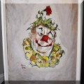 A07. Ilona Wei clown painting. 